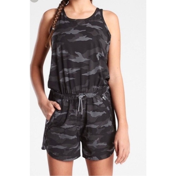 athleta girl Other - Athleta Girl Camo On the Go Romper size 12